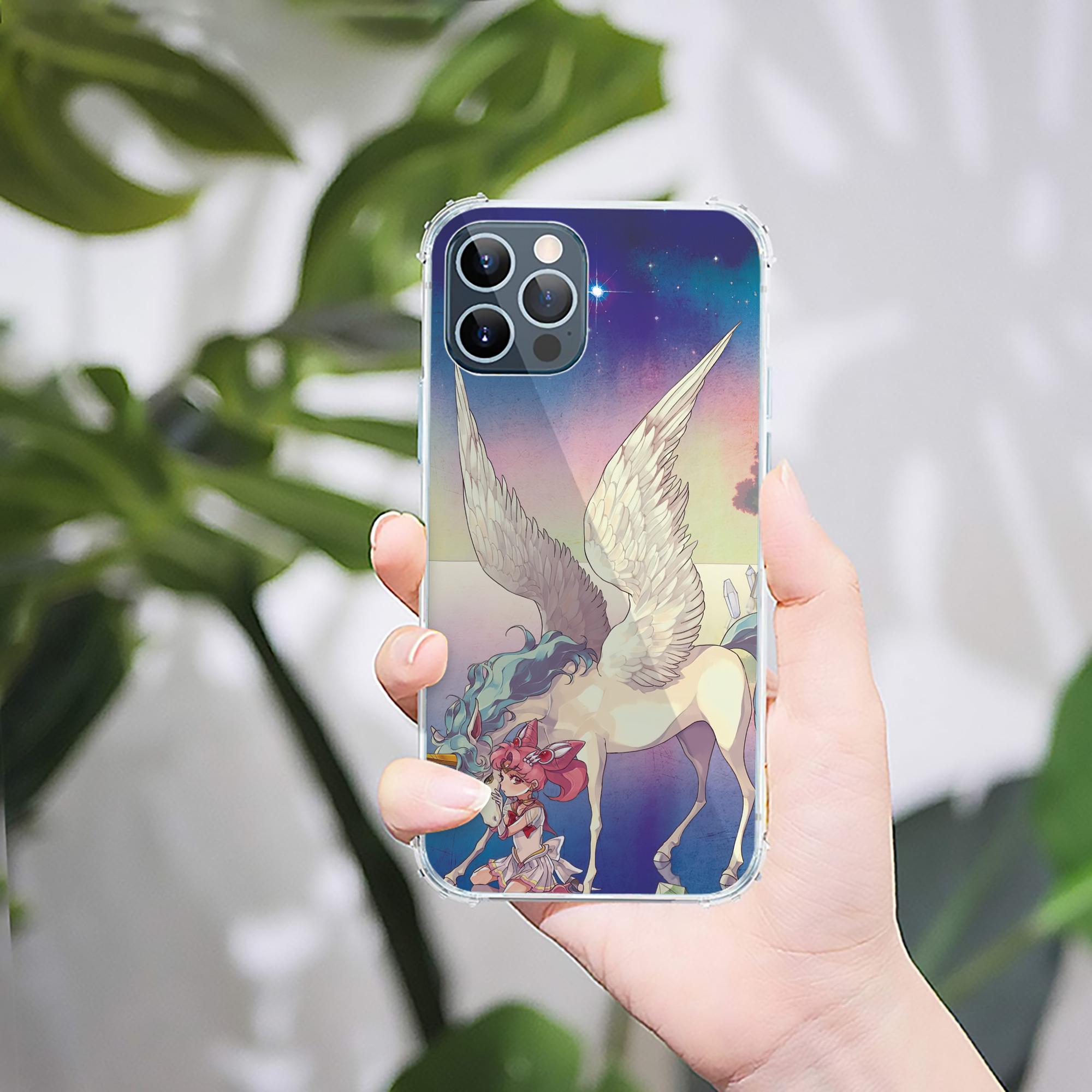 （画像用） 美少女戦士セーラームーン Sailor Moon 【iPhone 12シリーズ対応】透明スマホケース（クリアソフトケース）